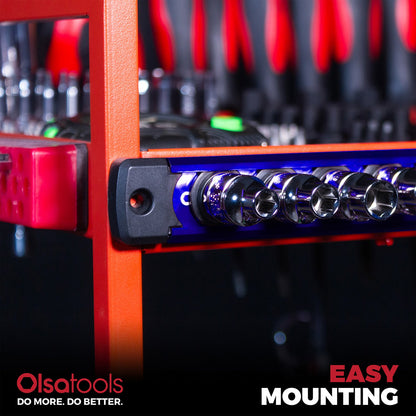 Magnetic Aluminum Socket Rails