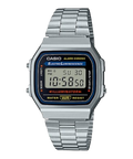 CASIO Classic Metal Vintage Silver Black | A168W-1