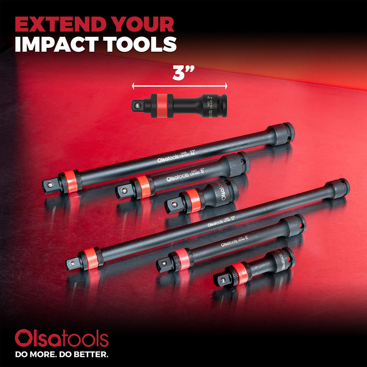Locking Impact Socket Extension