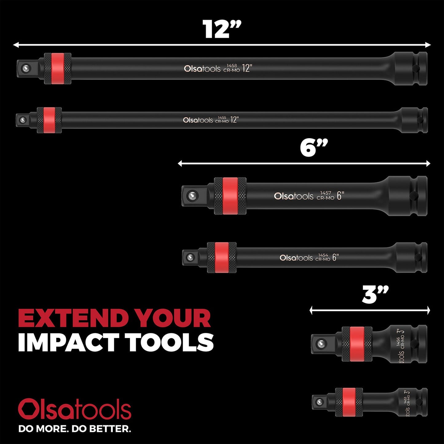 Locking Impact Socket Extension