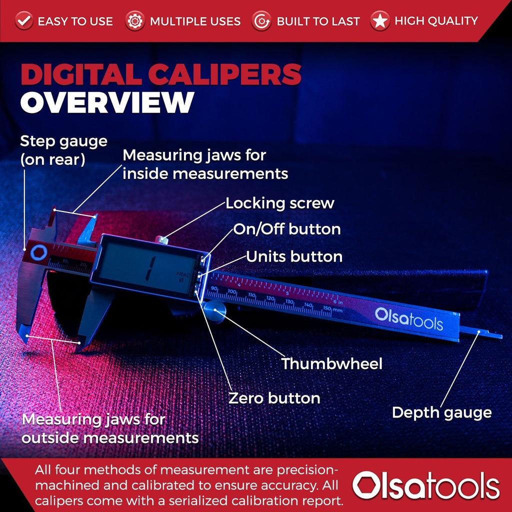 6" Digital Calipers