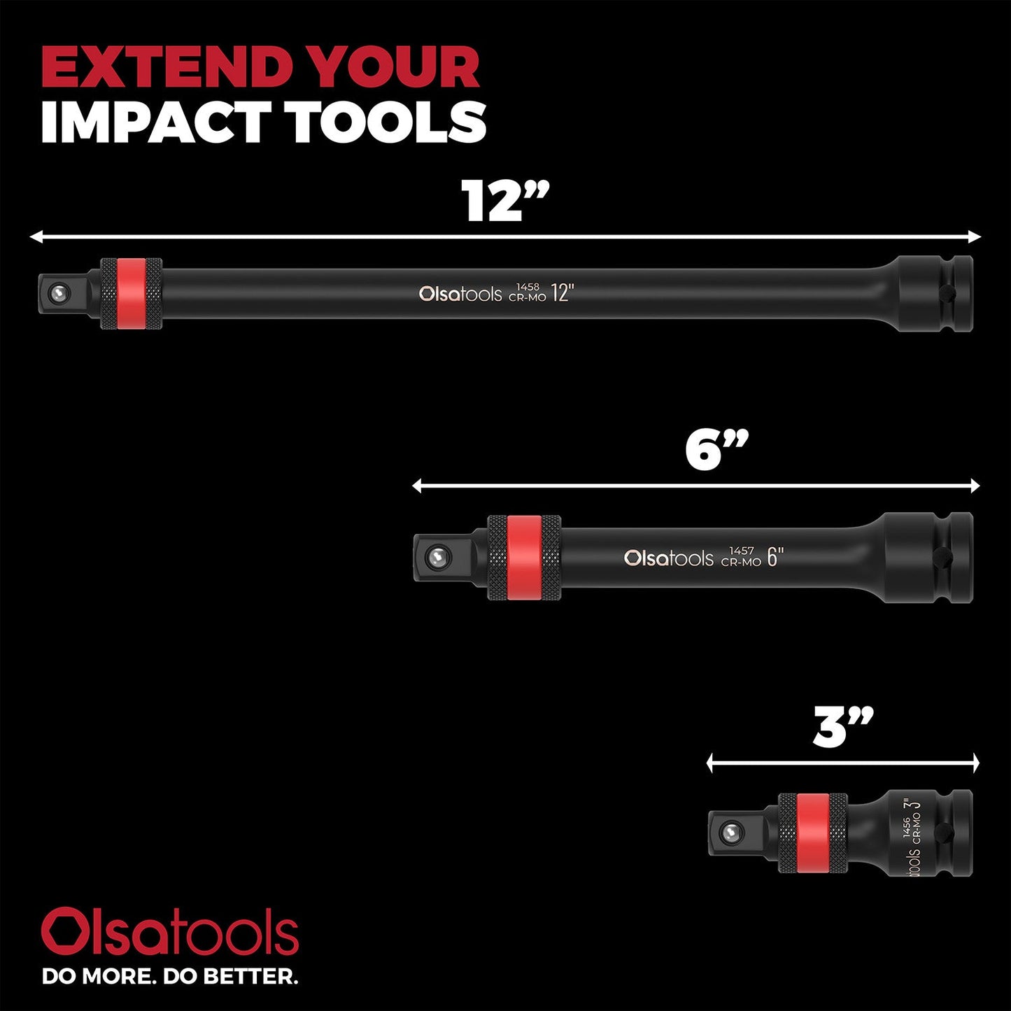 Locking Impact Socket Extension