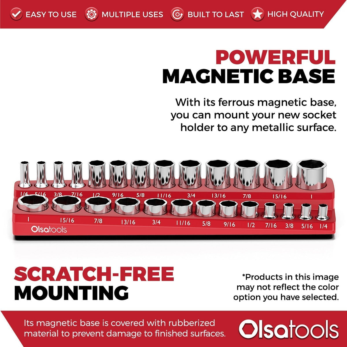 2-Row Magnetic Socket Holders