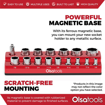 2-Row Magnetic Socket Holders