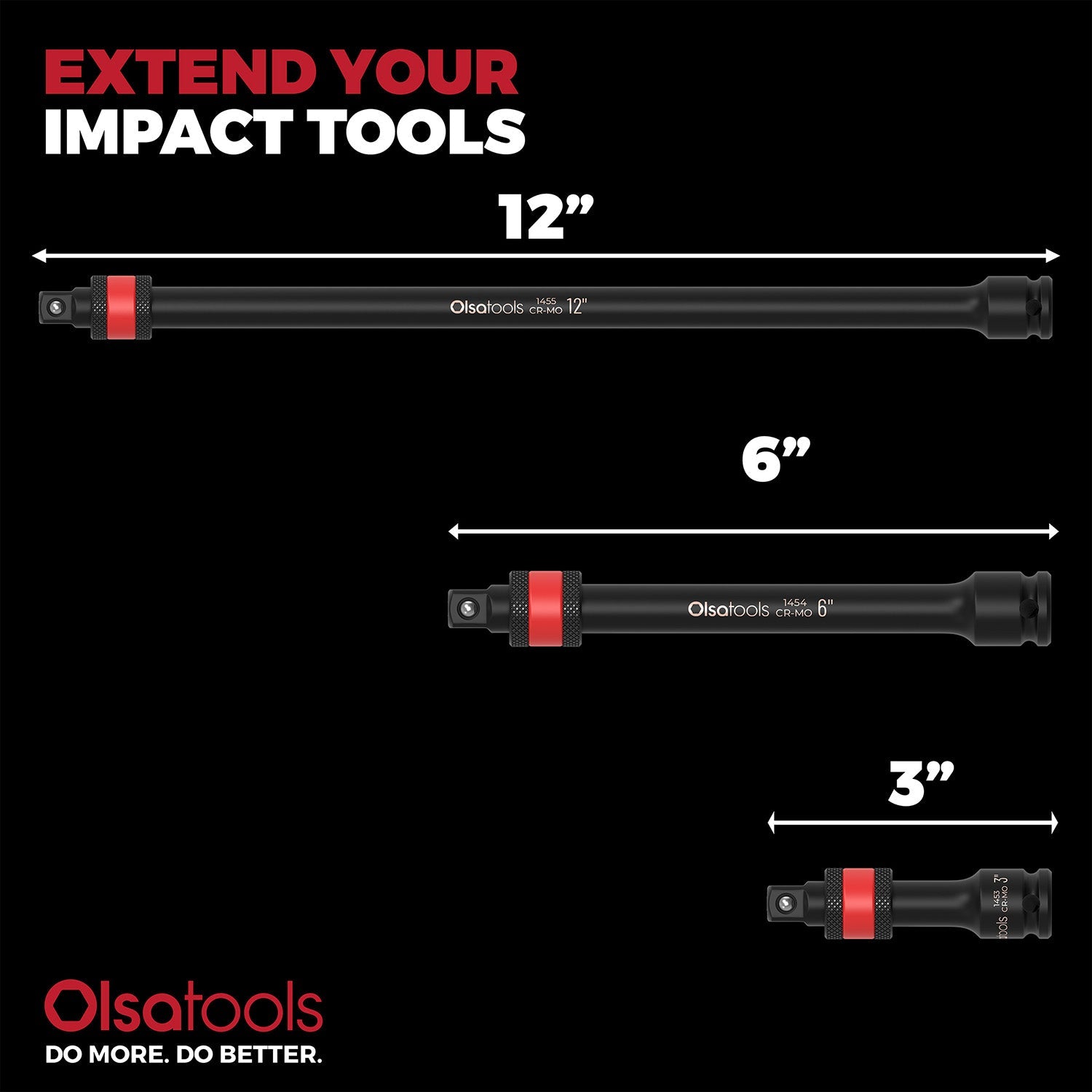 Locking Impact Socket Extension