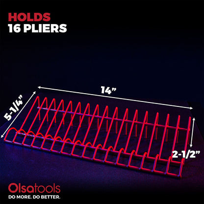 Plier Organizer Rack For Tool Box Drawer