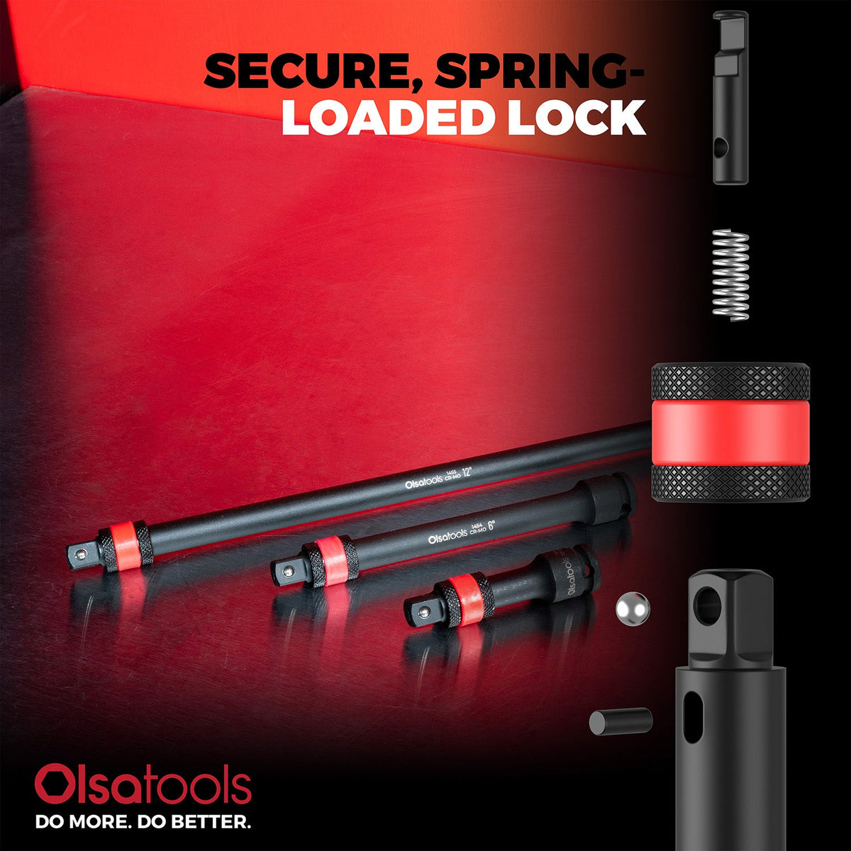 Locking Impact Socket Extension