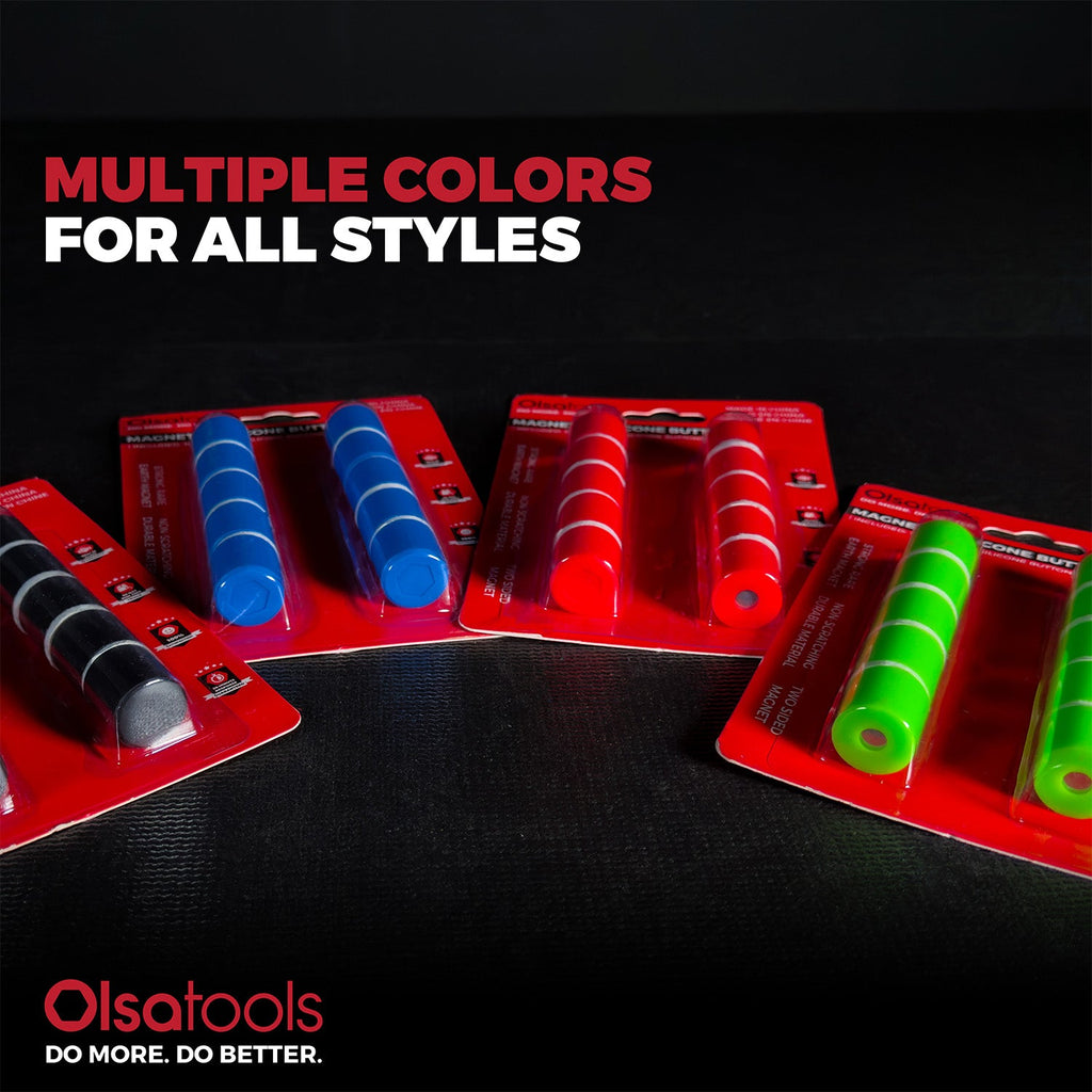 Magnetic Buttons 10pc Set - Strong Silicone Non-Scratch Magnets