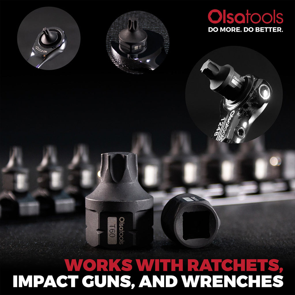 Stubby Impact Bit Set - Torx or Hex (Sold Separately)
