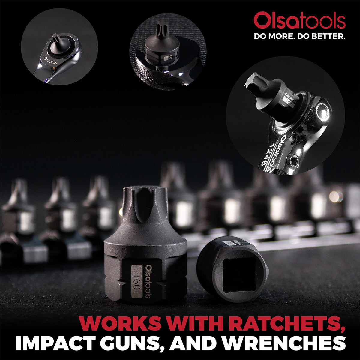 Stubby Impact Bit Set - Torx or Hex (Sold Separately)