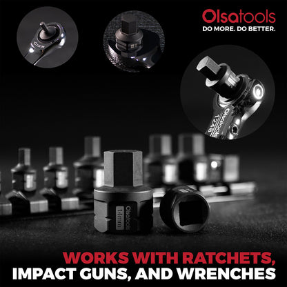 Stubby Impact Bit Set - Torx or Hex (Sold Separately)