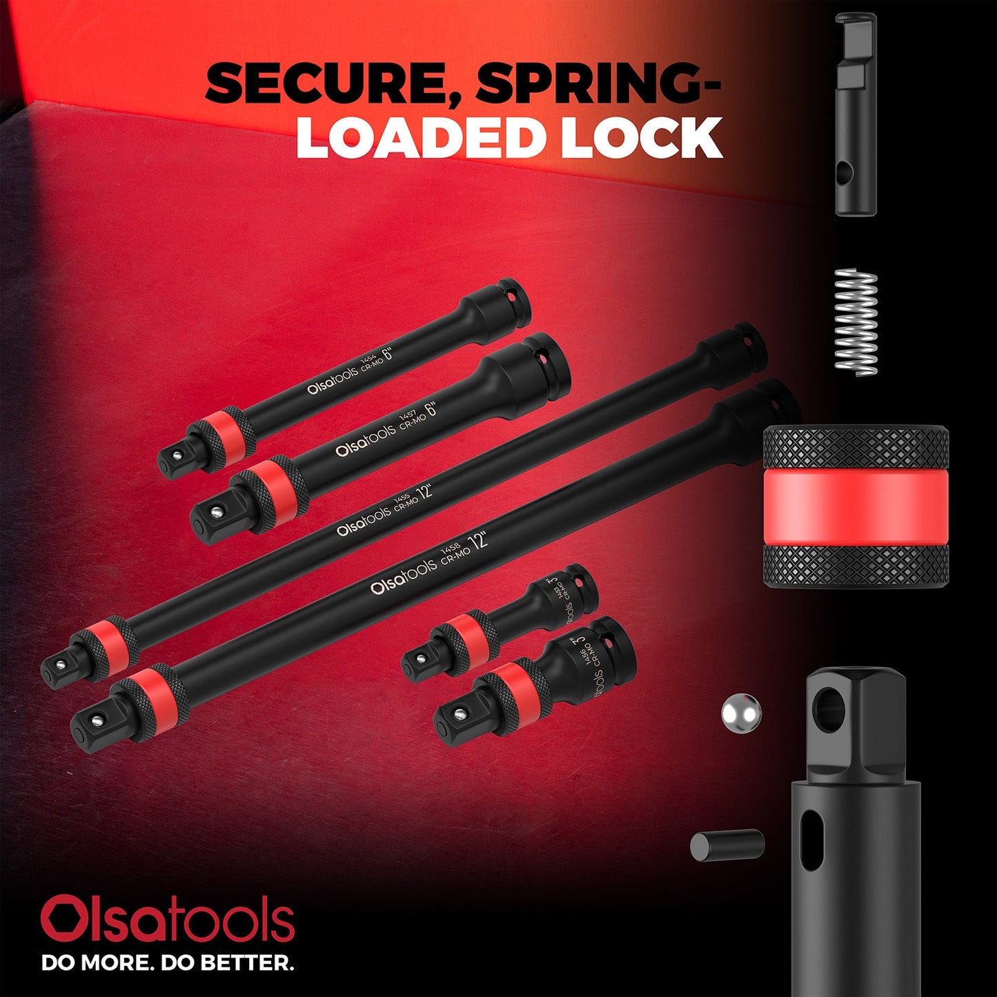 Locking Impact Socket Extension