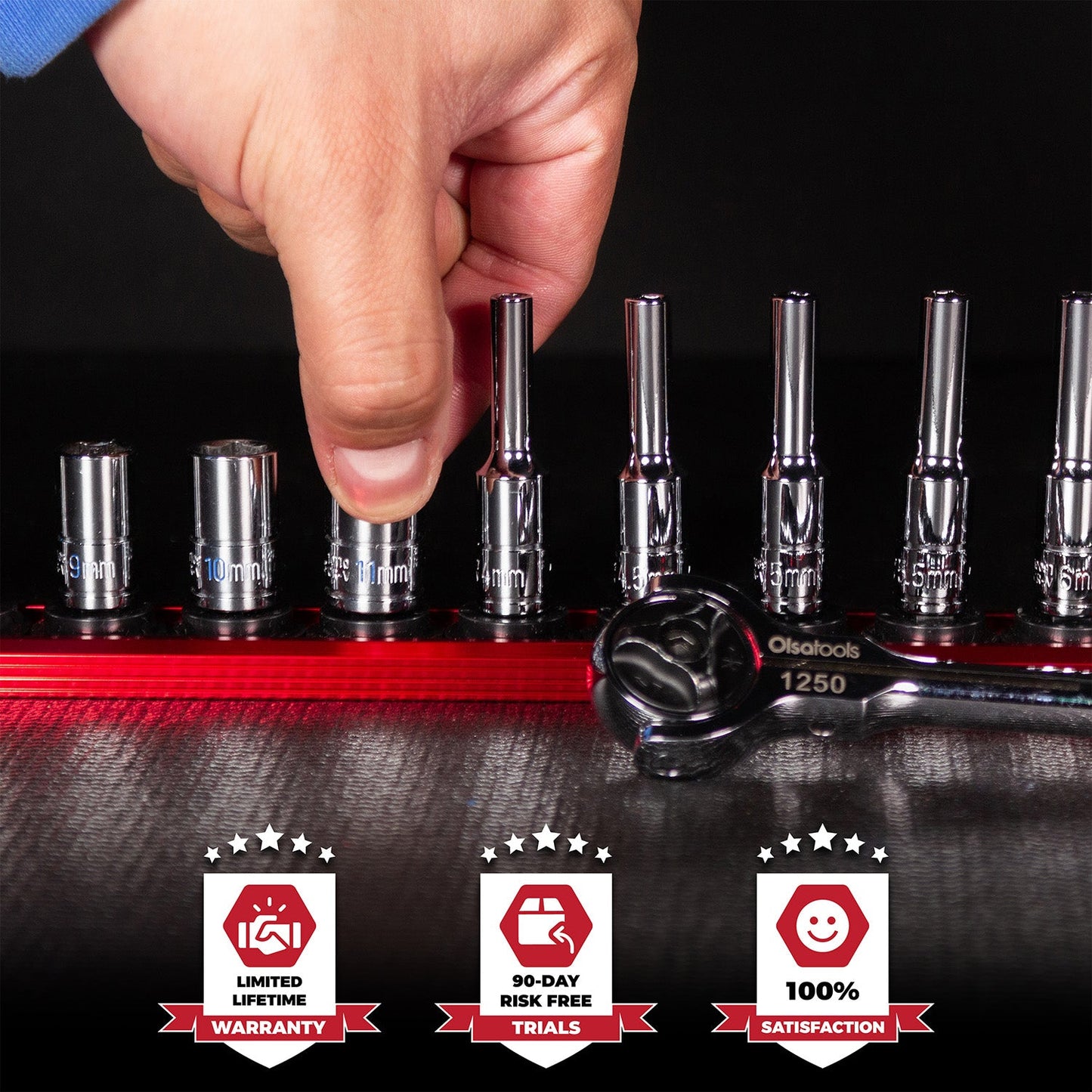 Magnetic Aluminum Socket Rails