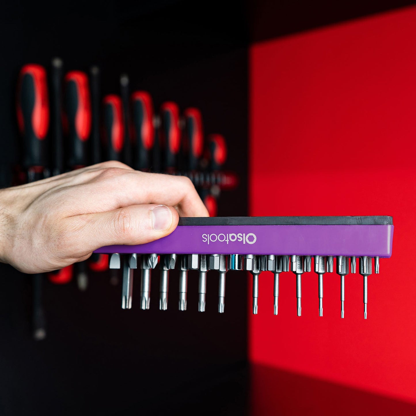 Magnetic Hex 1/4" Bit Organizer