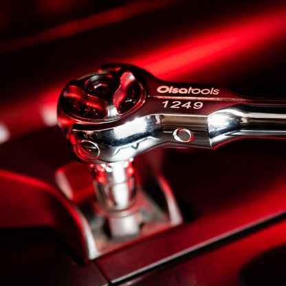 Swivel Head Ratchet - 90 Tooth Round Head