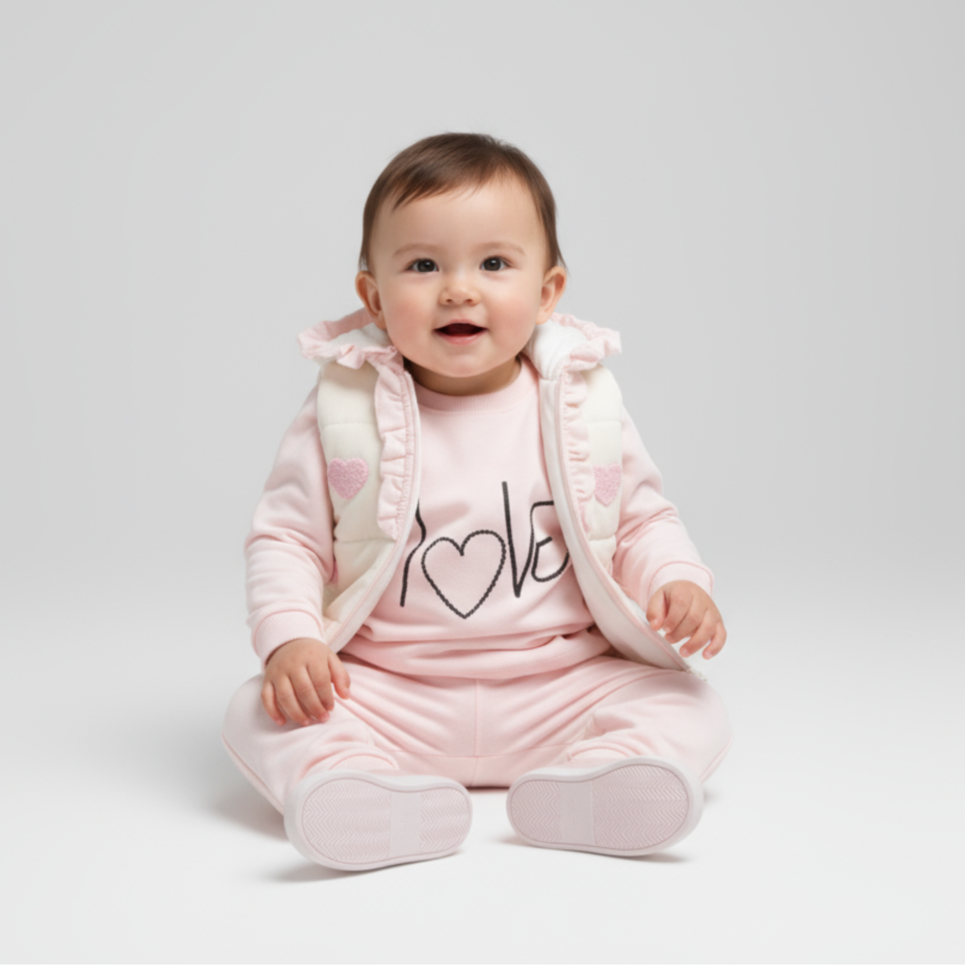 Love Vest Girls Jogger Set