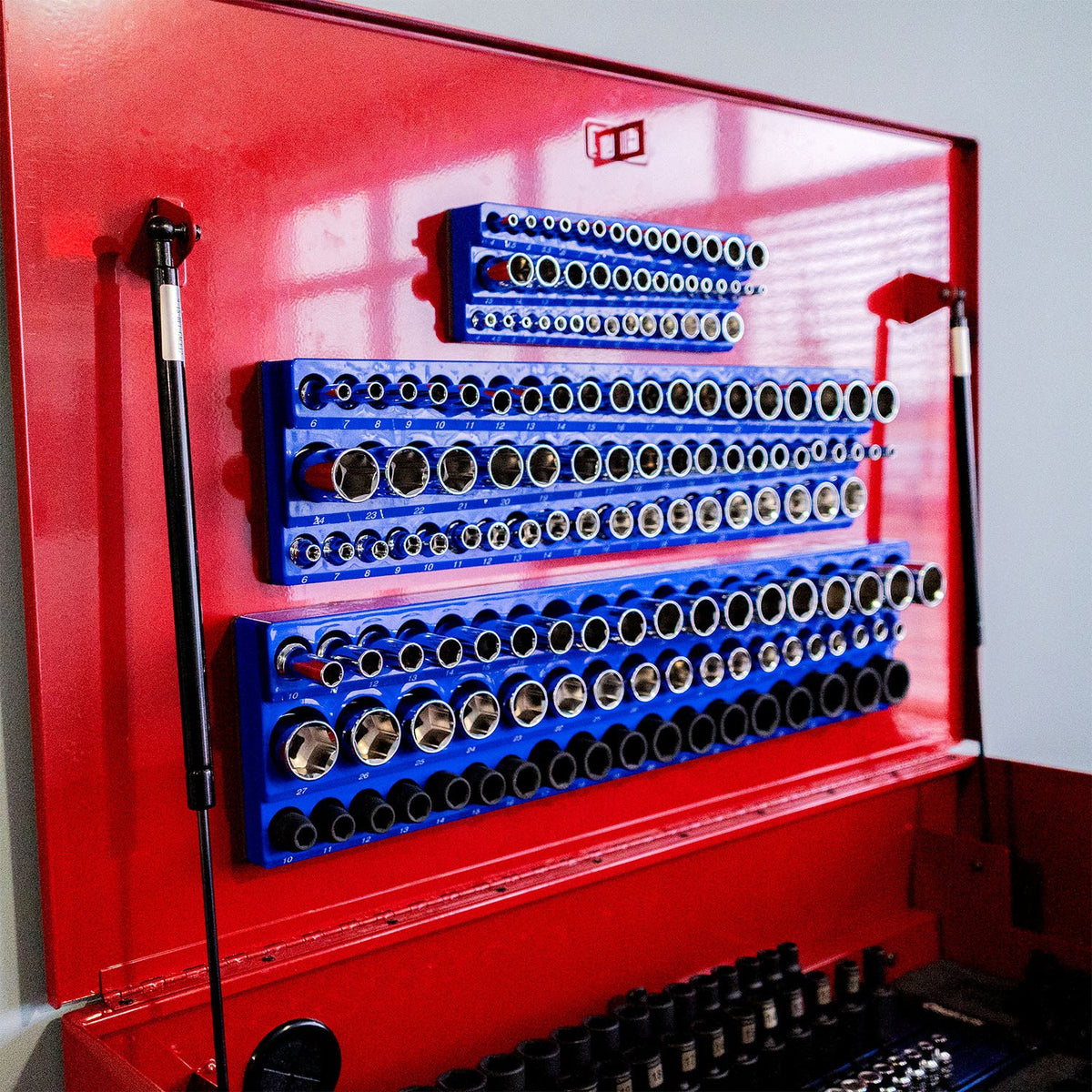 3-Row Magnetic Socket Holder