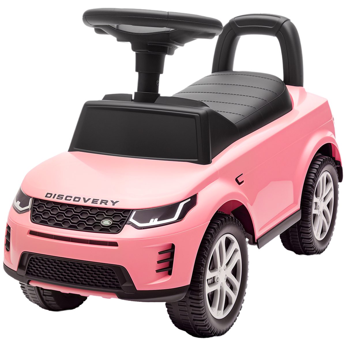 Licensed Land Rover Ride on Push Car with Anti-Tip Device, Under-Seat Storage, Horn, Engine Sounds for 18-36 M, Pink