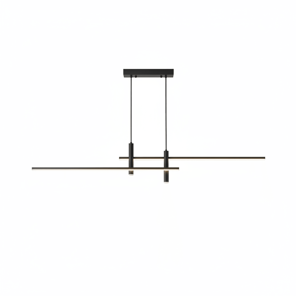 Intersecting Lines Geometric Chandelier