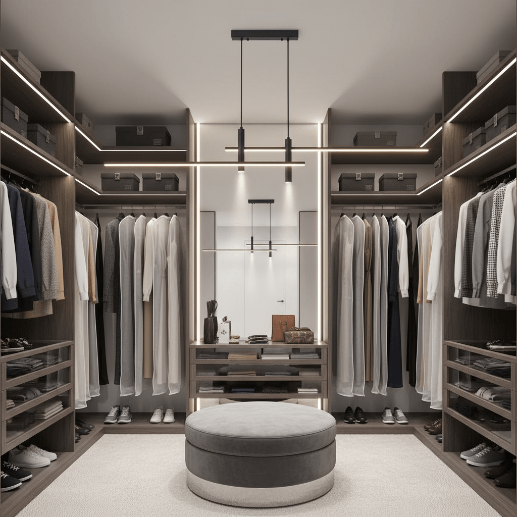 Intersecting Lines Geometric Chandelier
