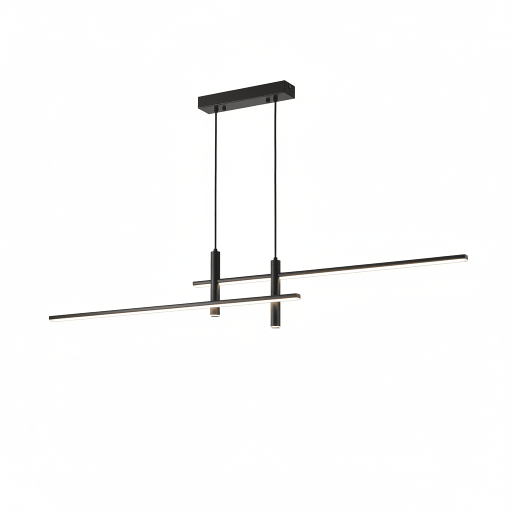 Intersecting Lines Geometric Chandelier