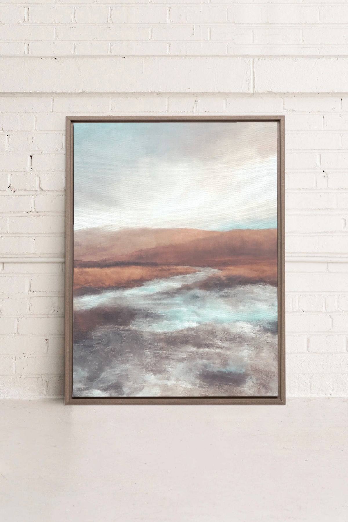 Intuition, Oeuvre sur toile étirée