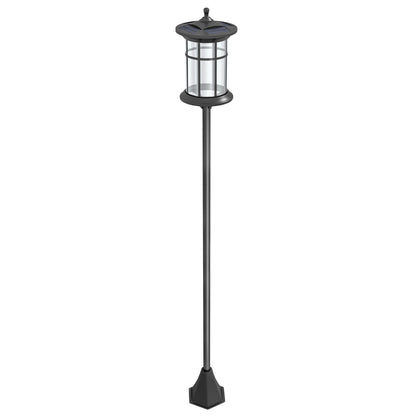 72" Solar Post Light, Cool White LED Outdoor Lamp, Waterproof IP44 for Patio, Garden, Backyard, Pathway