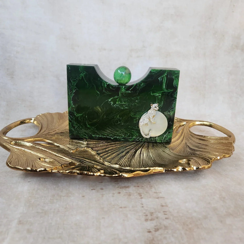 Jade – Sculptural Resin Table Clutch - Products Added