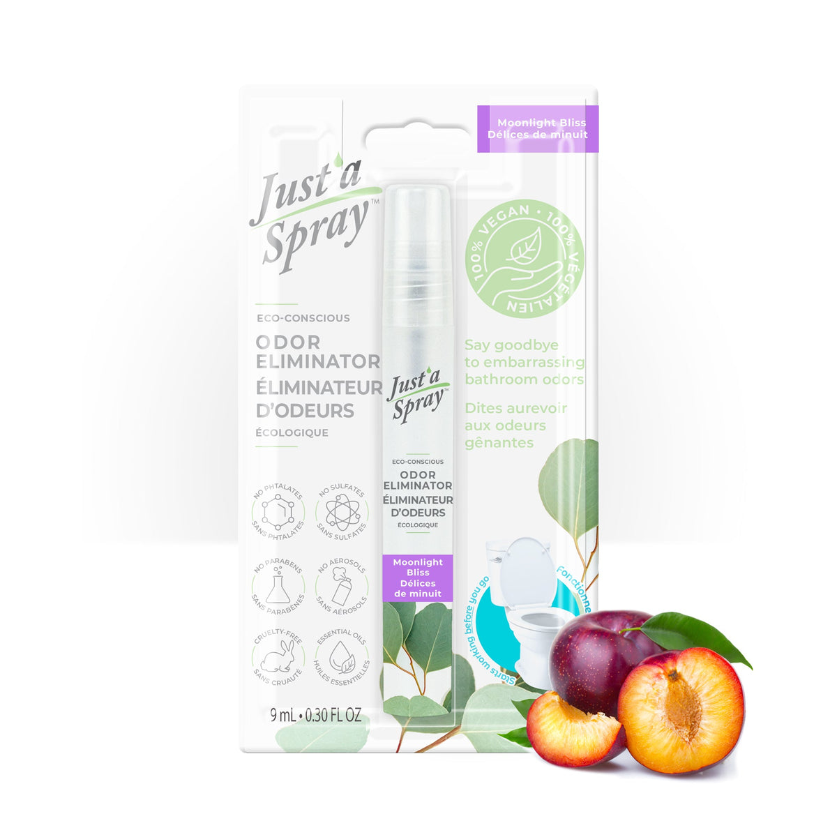 9 ml (0.3 oz), Moonlight Bliss Toilet Spray | Just'a Spray