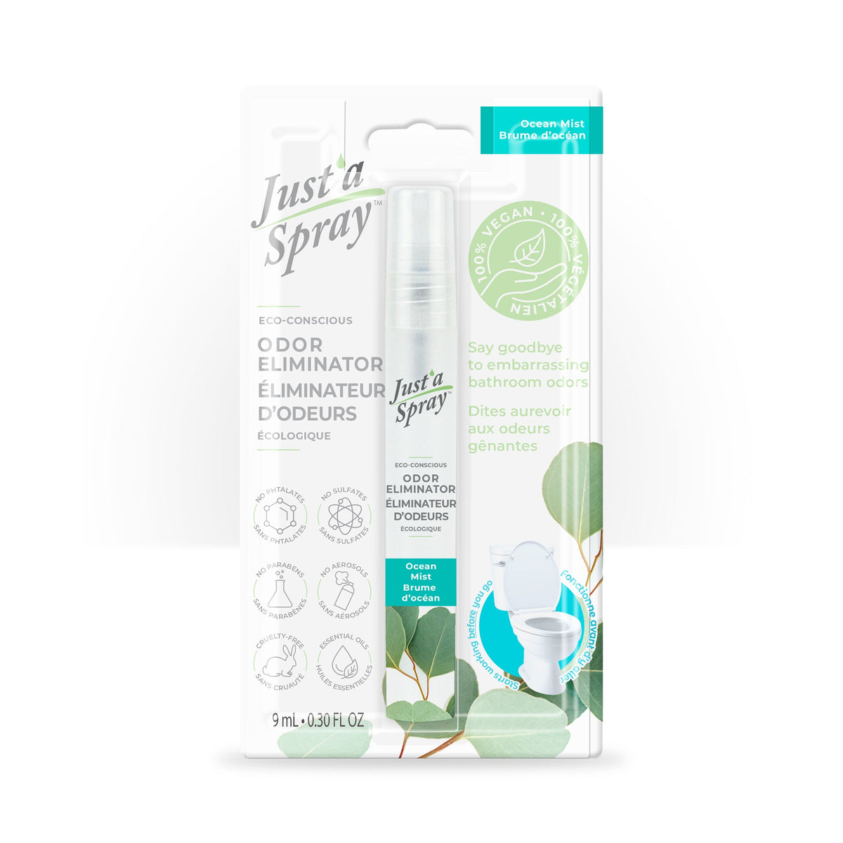 55 ml (1.9 oz), Ocean Mist Toilet Spray | Just'a Spray