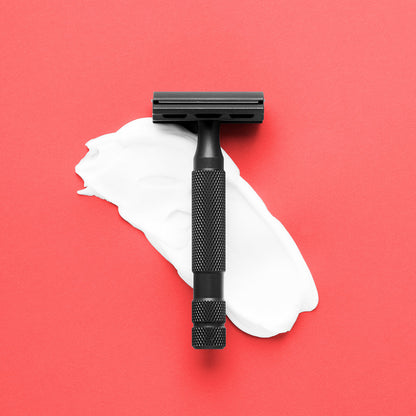 Rockwell 6S Stainless Steel Adjustable DE Safety Razor - Matte Black PVD (6 Settings)