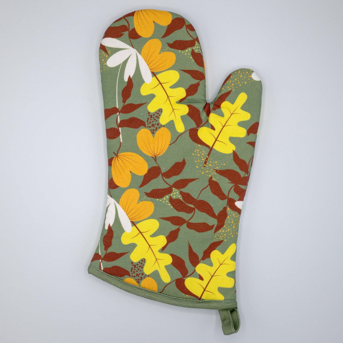 Just Leaves-Oven Mitt and Pot Holder
