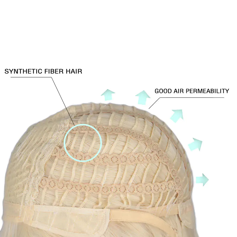 High-Quality Synthetic Short Curly Wig for Everyday Use