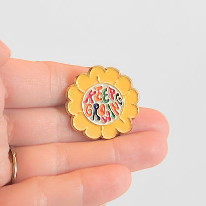 Keep Growing | Collectible Pin - Products Added