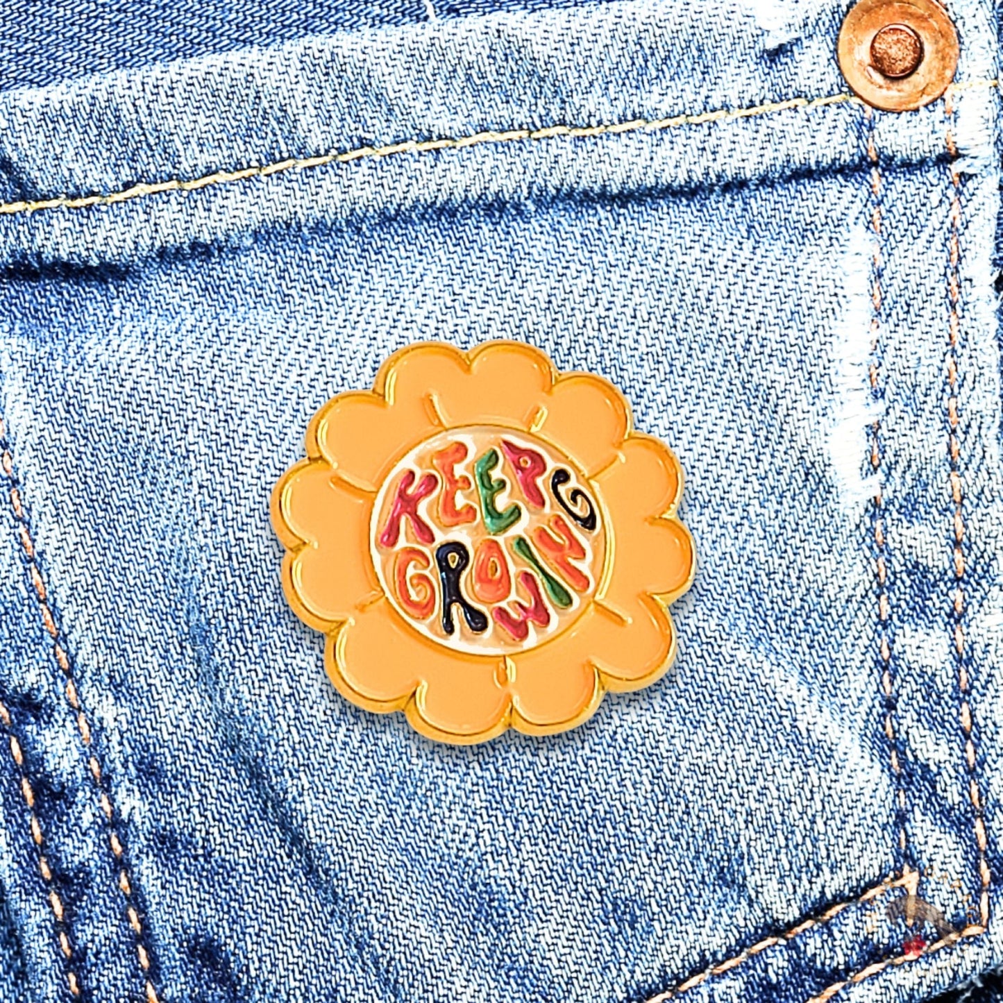 Keep Growing | Collectible Pin - Products Added
