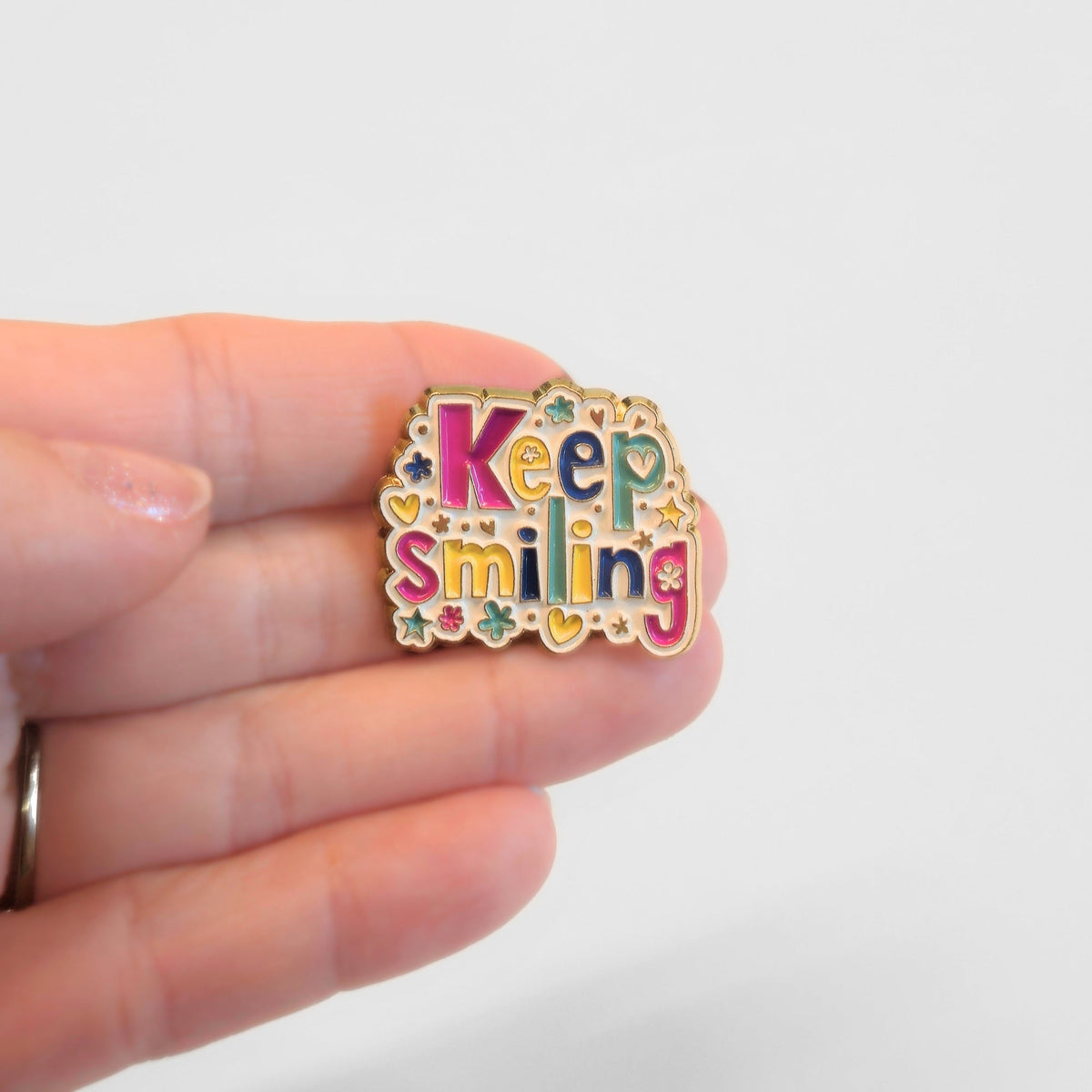 Keep Smiling | Collectible Pin - Products Added