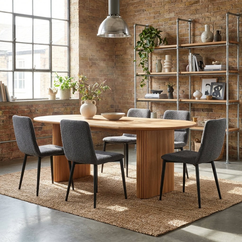 Kelowna Rounded Solid Wood Table