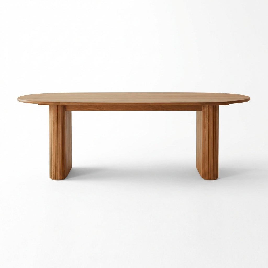 Kelowna Rounded Solid Wood Table
