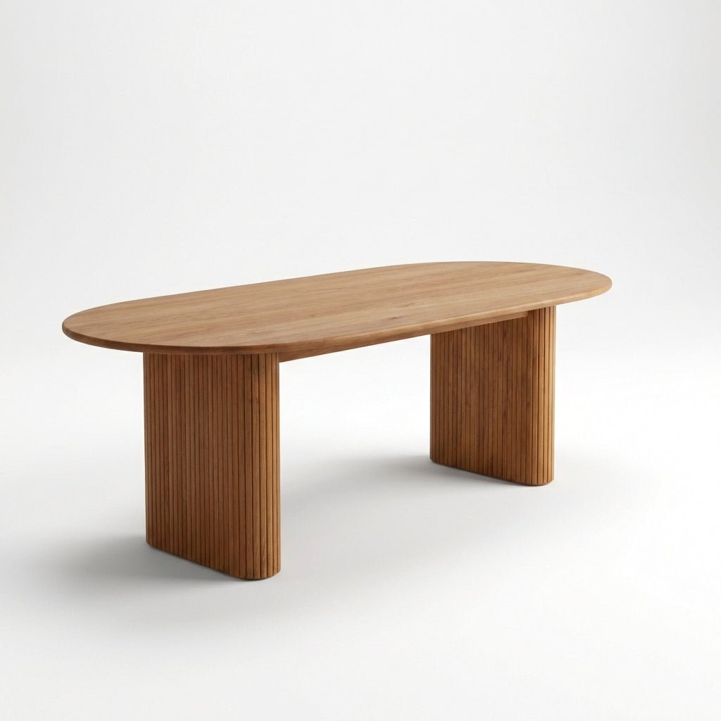 Kelowna Rounded Solid Wood Table