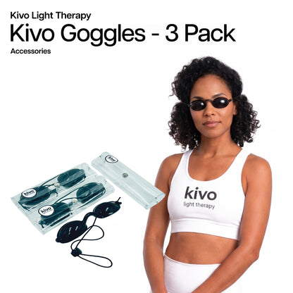 Kivo Goggles: Blue, NIR, and Light Therapy Eye Goggles