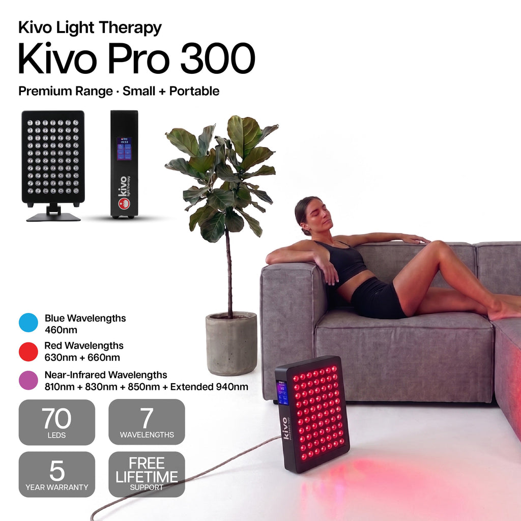 Kivo Pro 300: Ultimate Portable Red Light Therapy Panel