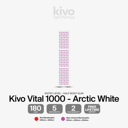 Kivo Vital 1000: Medium Full Body Red Light Therapy Panel
