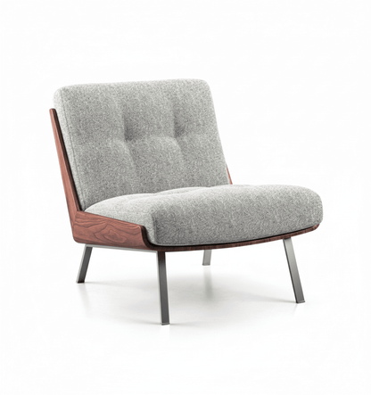 Kyler Mid-Century Modern Slipper Chair