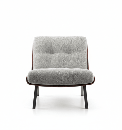 Kyler Mid-Century Modern Slipper Chair