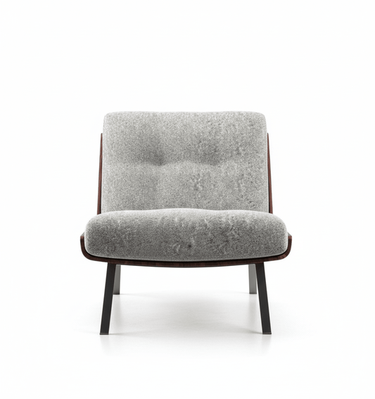 Kyler Mid-Century Modern Slipper Chair