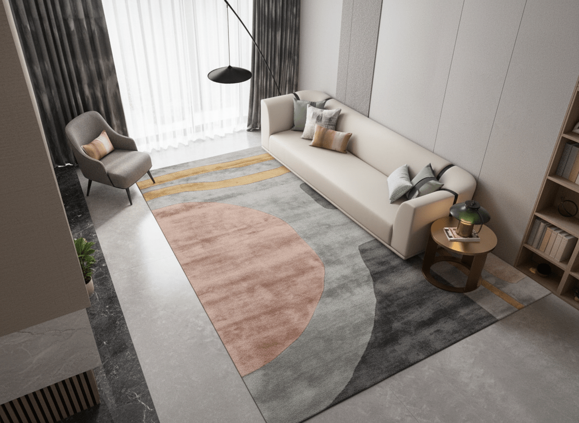 Kyoto Sunset Modernist Rug