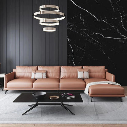 L21 Large Modern L-Shape Corner Sofa with Premium Customizable Upholstery