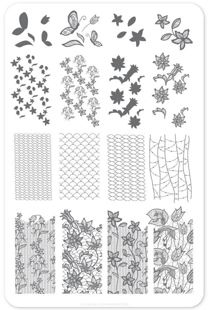 Clear Jelly Stamper - Feeling Lacy