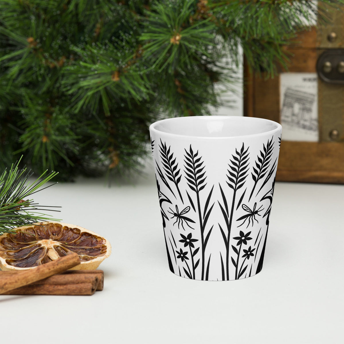 Wheat Rooster Latte mug