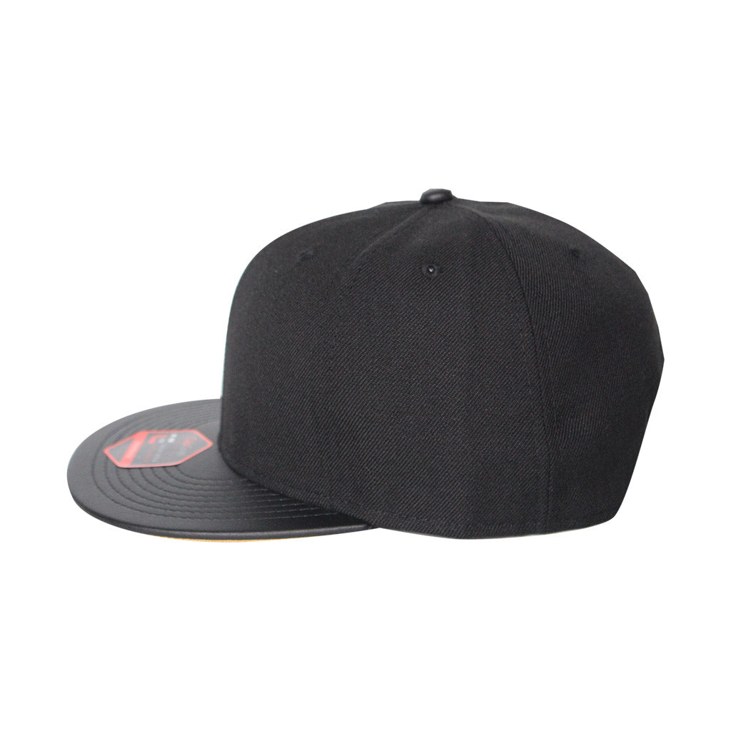 Origins - The Cap Guys TCG / Inspired Exclusives Black PU Brim And Gold Under Brim Snapback Cap